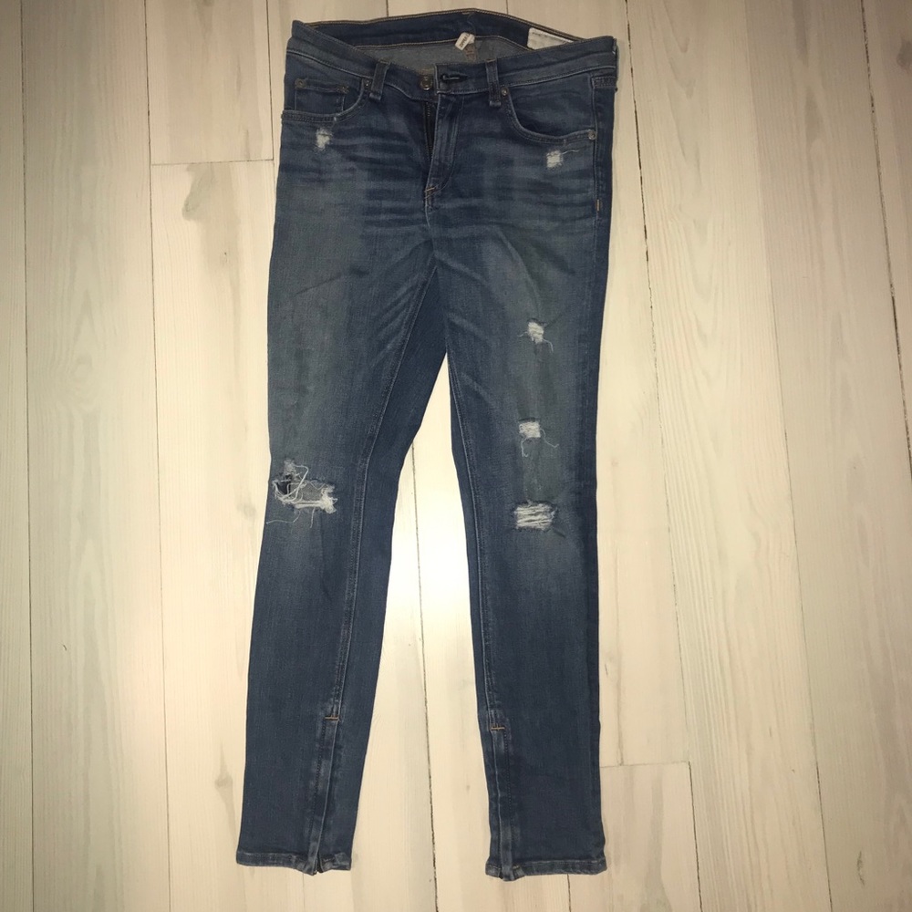 Rag & Bone Zipper Capri - Size 27